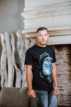 T-shirt homme en jersey de coton à motif imprimé (Face ID)