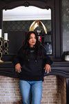 Sweat à capuche femme en molleton à motif imprimé (RICCH)