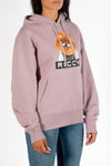 Sweat à capuche femme en molleton à motif imprimé (Mascotte)