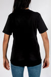 T-shirt femme en jersey de coton à motif imprimé (Face ID)