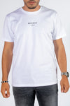T-shirt homme en jersey de coton à motif imprimé (BLANC)