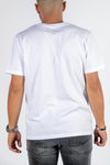T-shirt homme en jersey de coton à motif imprimé (BLANC)