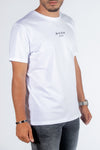 T-shirt homme en jersey de coton à motif imprimé (BLANC)