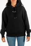 Sweat à capuche femme en molleton à motif imprimé (RICCH)