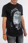 T-shirt homme en jersey de coton à motif imprimé (Face ID)
