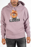 Sweat à capuche homme en molleton à motif imprimé (Mascotte)