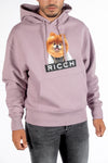Sweat à capuche homme en molleton à motif imprimé (Mascotte)