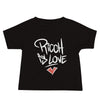 T-SHIRT ENFANT EN JERSEY DE COTON À MOTIF IMPRIMÉ " RICCH IS LOVE "