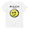 T-SHIRT ENFANT À MOTIF IMPRIMÉ " RICCH IS HAPPINESS "