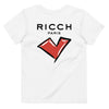 T-SHIRT ENFANT EN JERSEY DE COTON À MOTIF IMPRIMÉ " RICCH IS LOVE "