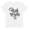 T-SHIRT ENFANT EN JERSEY DE COTON À MOTIF IMPRIMÉ " RICCH IS FAMILY "